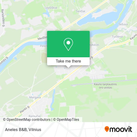 Карта Aneles B&B