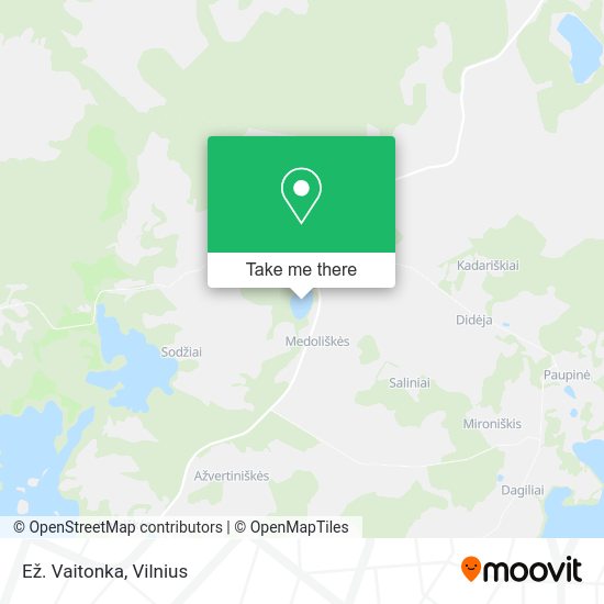 Карта Ež. Vaitonka