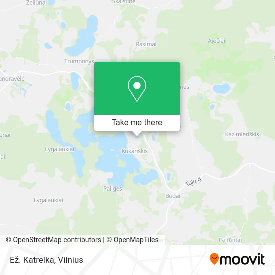 Карта Ež. Katrelka