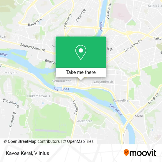 Карта Kavos Kerai