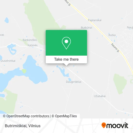 Карта Butrimiškiai