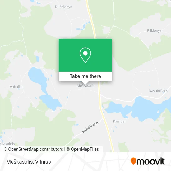 Карта Meškasalis