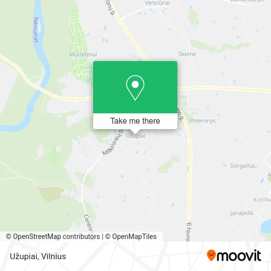 Карта Užupiai