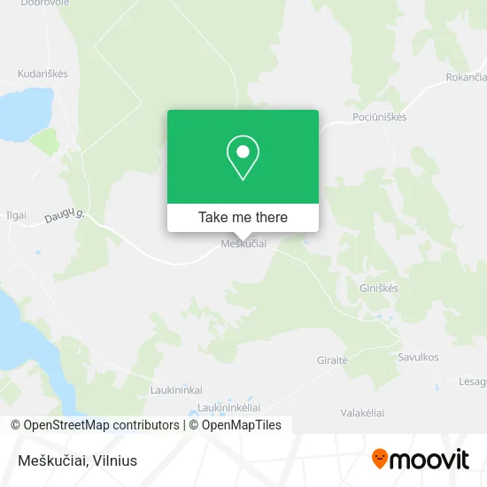 Карта Meškučiai