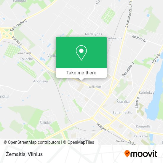 Карта Žemaitis
