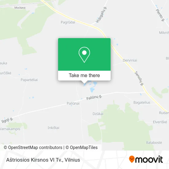 Карта Aštriosios Kirsnos VI Tv.