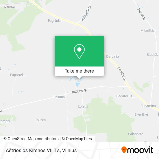 Карта Aštriosios Kirsnos VII Tv.