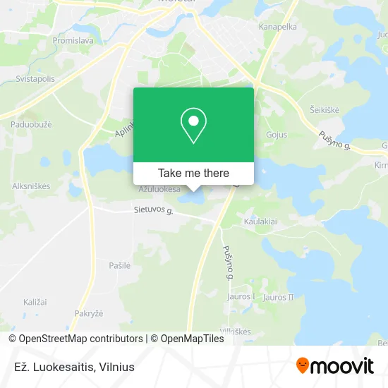 Карта Ež. Luokesaitis