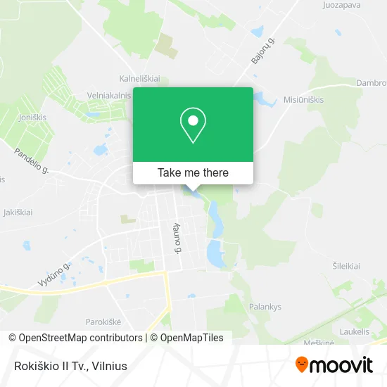 Карта Rokiškio II Tv.