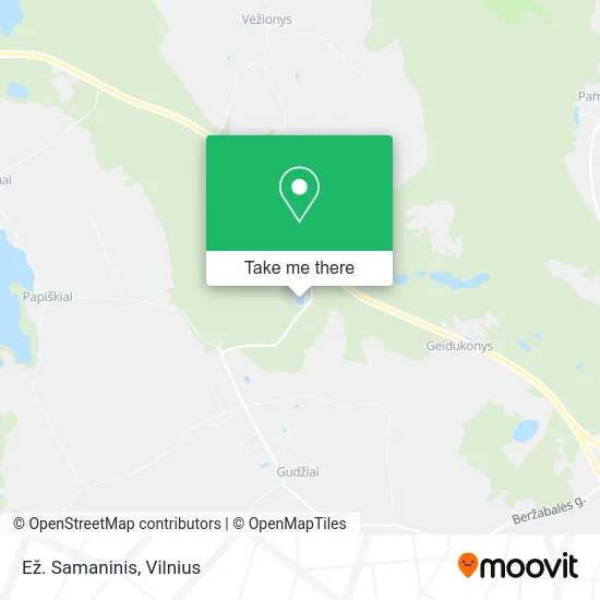 Карта Ež. Samaninis