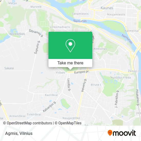 Карта Agmis