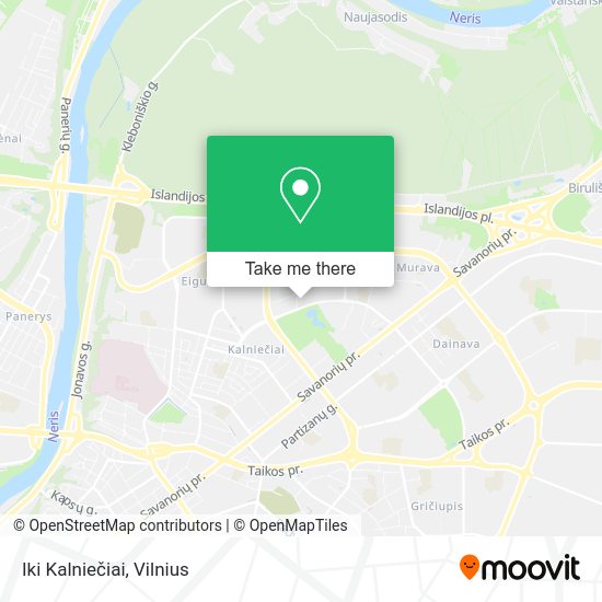 Карта Iki Kalniečiai