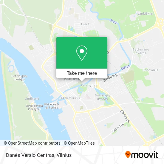 Карта Danės Verslo Centras