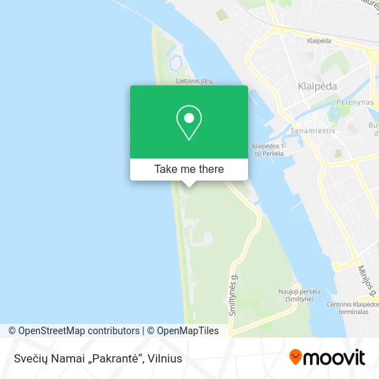 Карта Svečių Namai „Pakrantė“