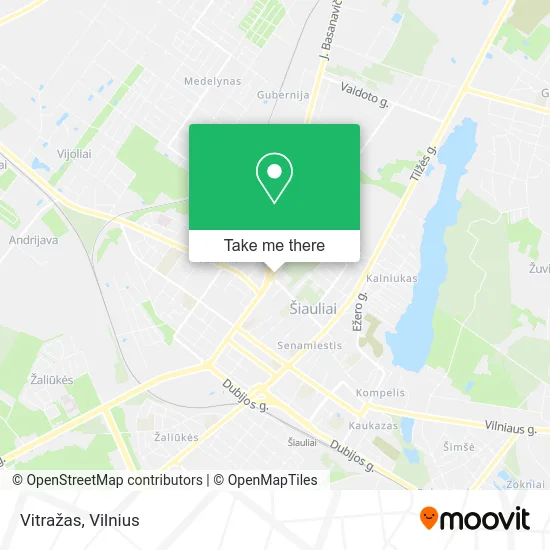 Карта Vitražas