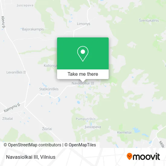 Карта Navasiolkai III