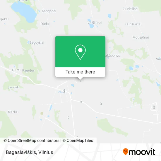 Карта Bagaslaviškis