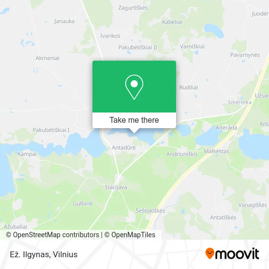 Карта Ež. Ilgynas