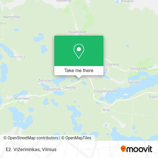 Карта Ež. Vižerininkas