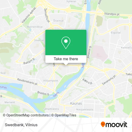 Карта Swedbank