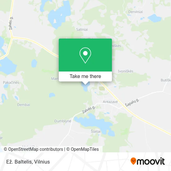 Карта Ež. Baltelis