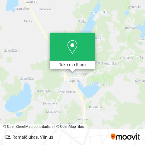 Карта Ež. Ramaičiukas