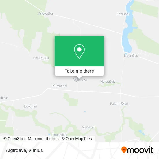 Algirdava map