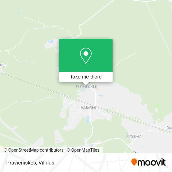 Карта Pravieniškės