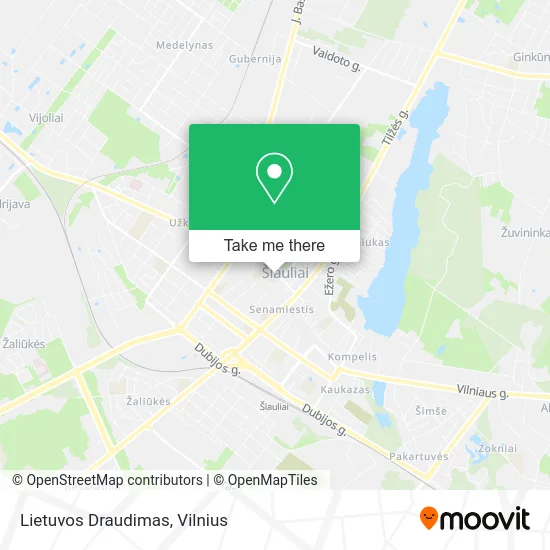 Карта Lietuvos Draudimas