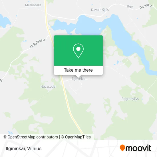 Карта Ilgininkai