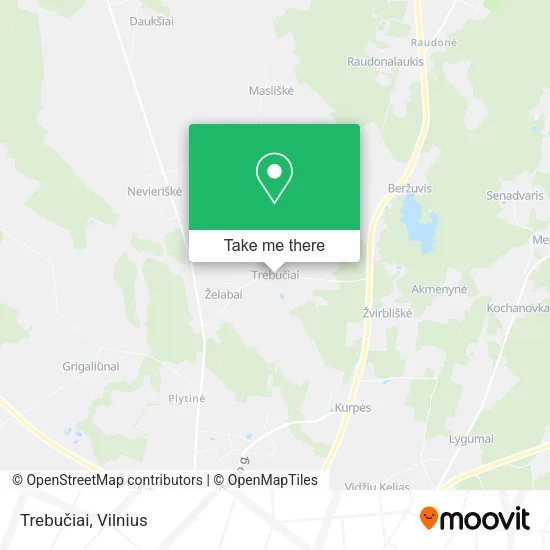 Карта Trebučiai