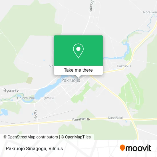 Карта Pakruojo Sinagoga