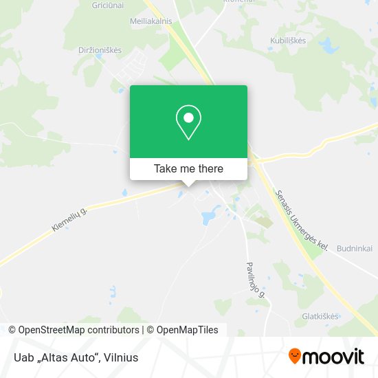 Карта Uab „Altas Auto“