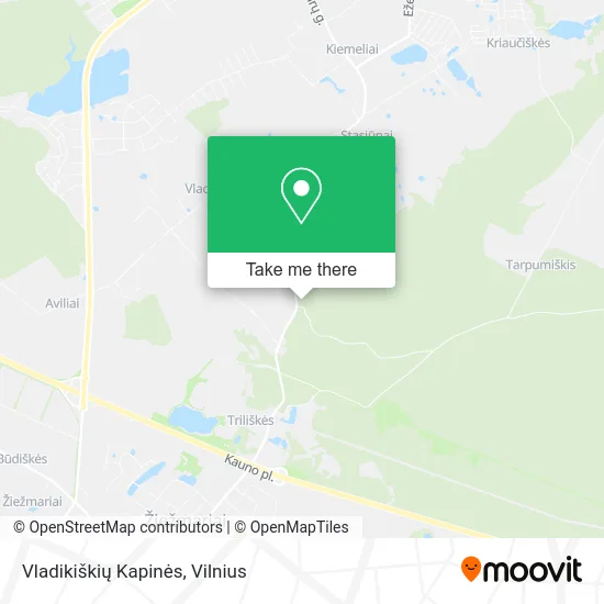 Карта Vladikiškių Kapinės