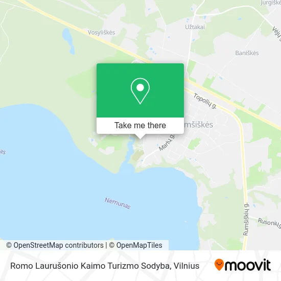 Карта Romo Laurušonio Kaimo Turizmo Sodyba