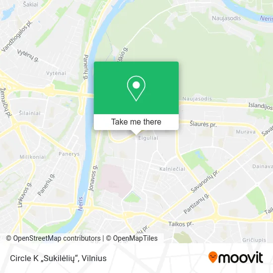 Карта Circle K „Sukilėlių“