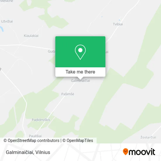 Карта Galminaičiai