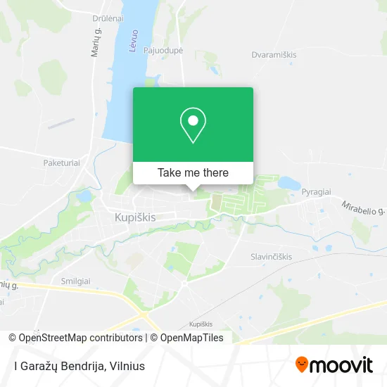 Карта I Garažų Bendrija