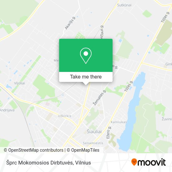 Карта Šprc Mokomosios Dirbtuvės