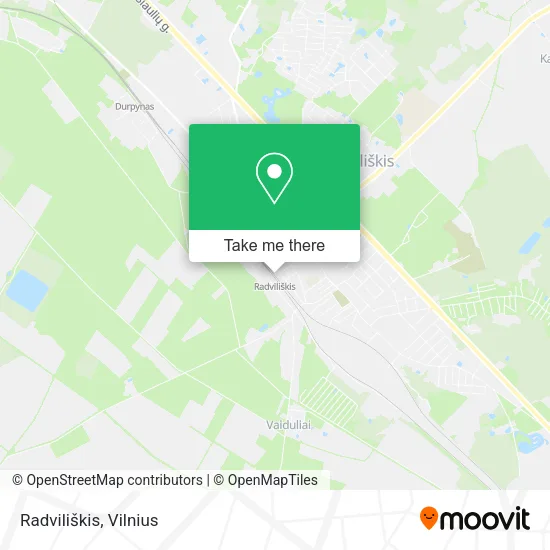 Карта Radviliškis