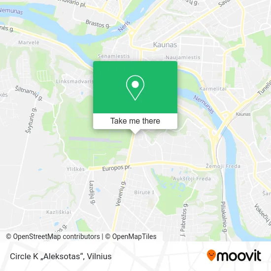 Карта Circle K „Aleksotas“