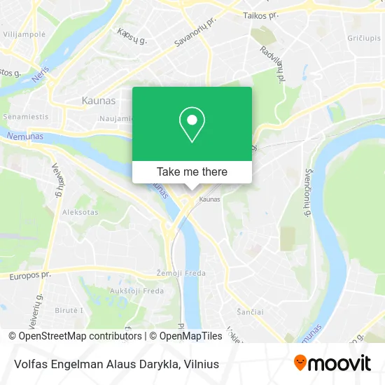 Карта Volfas Engelman Alaus Darykla