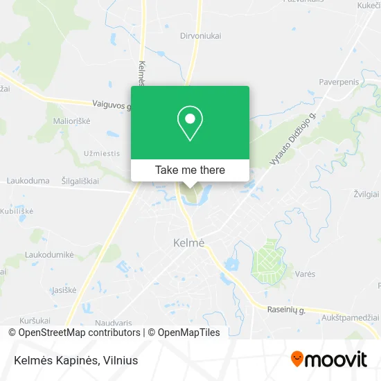 Карта Kelmės Kapinės