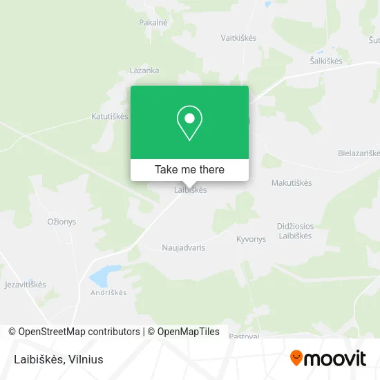 Карта Laibiškės