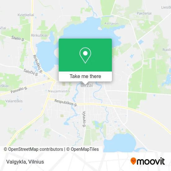 Карта Valgykla