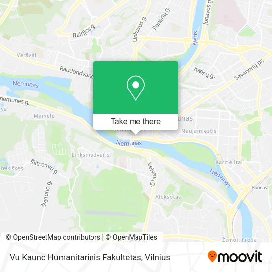 Карта Vu Kauno Humanitarinis Fakultetas