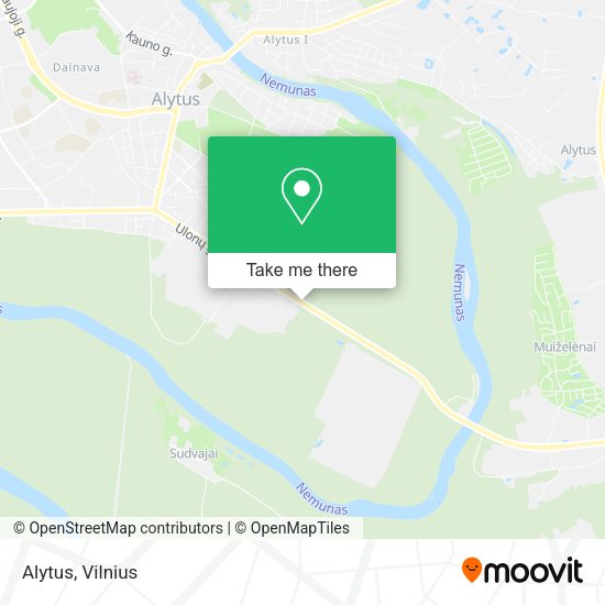 Карта Alytus