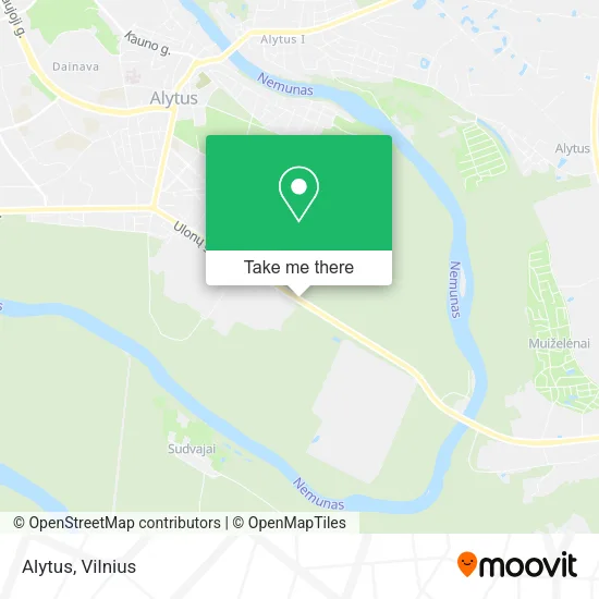 Карта Alytus