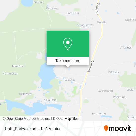 Карта Uab „Padvaiskas Ir Ko“