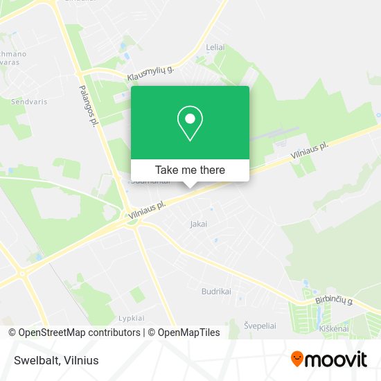 Карта Swelbalt